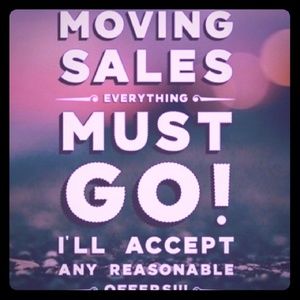 Moving Sale!! Any reasonable offers accepted.